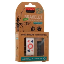 Manouka Mückenschutz Armband Junior Herzen, 1 P