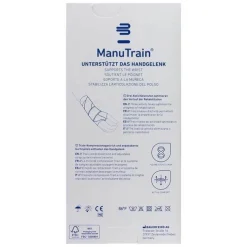 Manutrain Handgelenkbandage Größe 4 links titan, 1 St