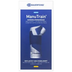 Manutrain Handgelenkbandage Größe 4 rechts titan, 1 St
