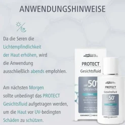 Medipharma cosmetics Protect Gesichtsfluid LSF 50 + , 50 ml