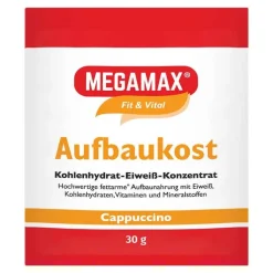 Megamax Aufbaukost Cappuccino Pulver, 30 g