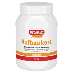 Megamax Aufbaukost Erdbeere Pulver, 1.5 kg