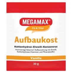 Megamax Aufbaukost Vanille Pulver, 30 g