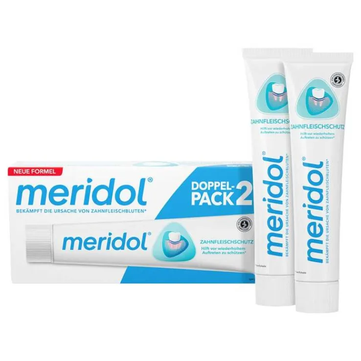 Meridol Zahnpasta Doppelpack, 2X75 ml