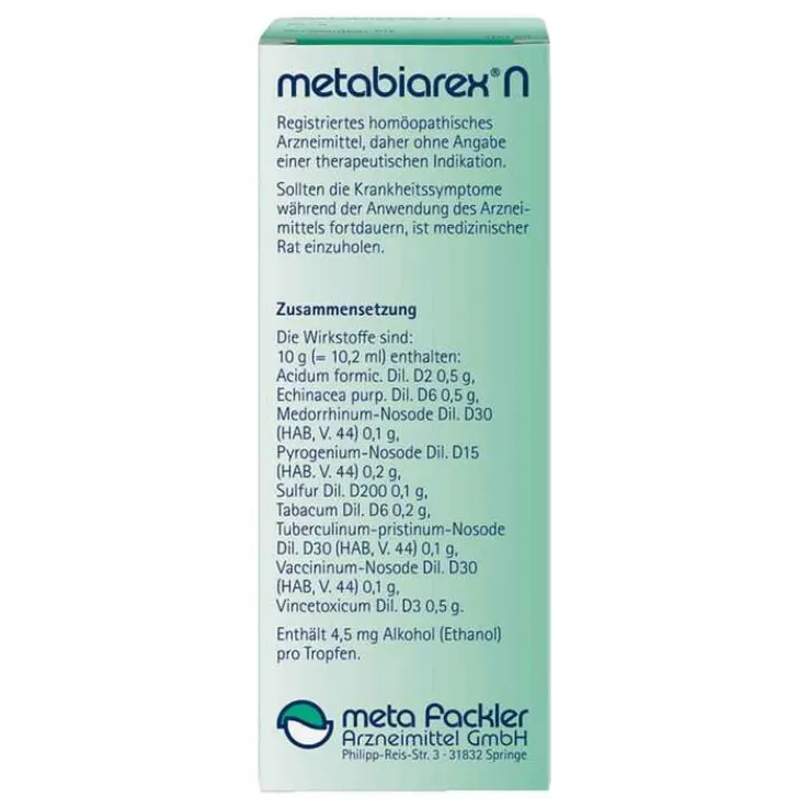 Metabiarex N Tropfen zum Einnehmen, 100 ml
