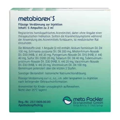 Metabiarex S Injektionslösung, 5X2 ml