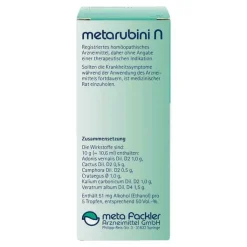 Metarubini N Tropfen zum Einnehmen, 50 ml