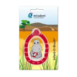 Miradent Kinder-Lernzahnbürste Infant-O-Brush rot, 1 St