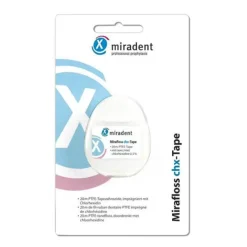 Miradent Zahnseide Mirafloss Tape chx 20 m, 1 St