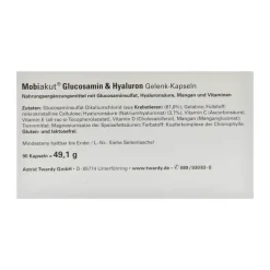 Mobiakut Glucosamin & Hyaluron Gelenk-Kapseln, 90 St
