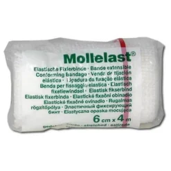 Mollelast 6cmx4m weiß, 1 St