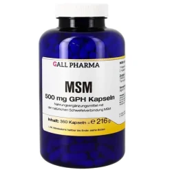 MSM 500 mg GPH Kapseln, 360 St