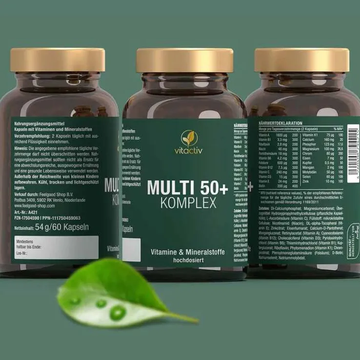 Multi 50 + Vitamin- & Mineralstoff-Komplex Kapseln, 60 St