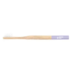 Nachhaltige Zahnbürste Bambus violett super soft, 1 St