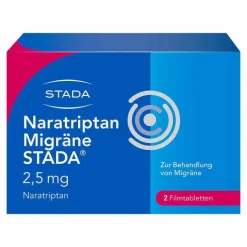 Naratriptan Migräne STADA® 2,5 mg Filmtabletten, 2 St
