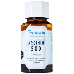 Naturafit Arginin 500 Kapseln, 60 St