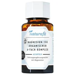 Naturafit Magnesium 150 organischer 4-fach Komplex, 60 St