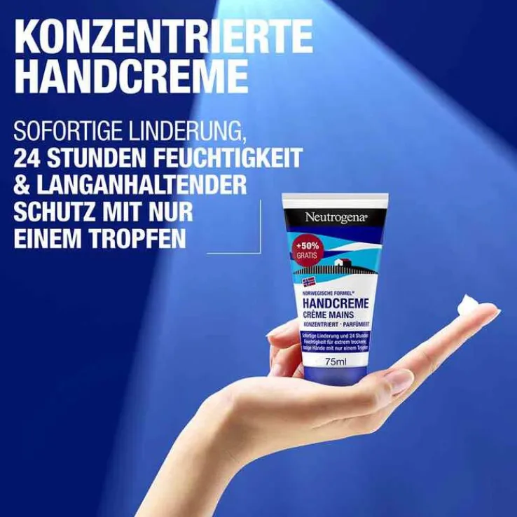 Neutrogena norwegische Formel Konzentrat Handcreme parfümiert, 75 ml