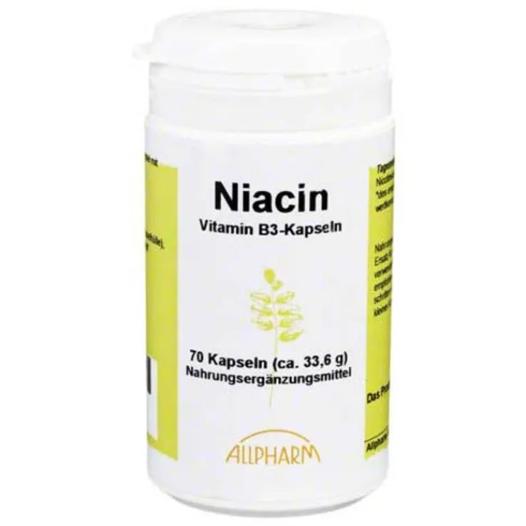 Niacin Kapseln, 70 St