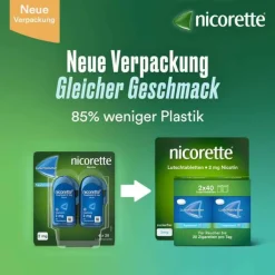 Nicorette freshmint 2 mg Lutschtabletten gepresst, 80 St