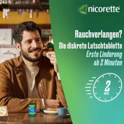 Nicorette freshmint 2 mg Lutschtabletten gepresst, 160 St