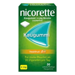 nicorette® Kaugummi freshfruit, 4 mg Nikotin, 30 St