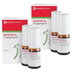 NICOTIN AL 1mg/Sprühstoß Spray, 2x2 St