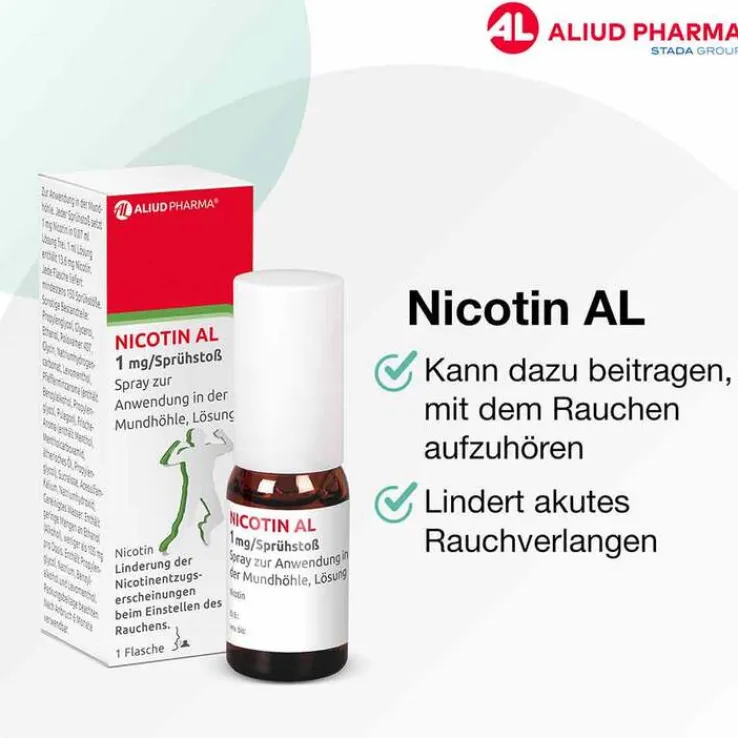 NICOTIN AL 1mg/Sprühstoß Spray, 2x2 St
