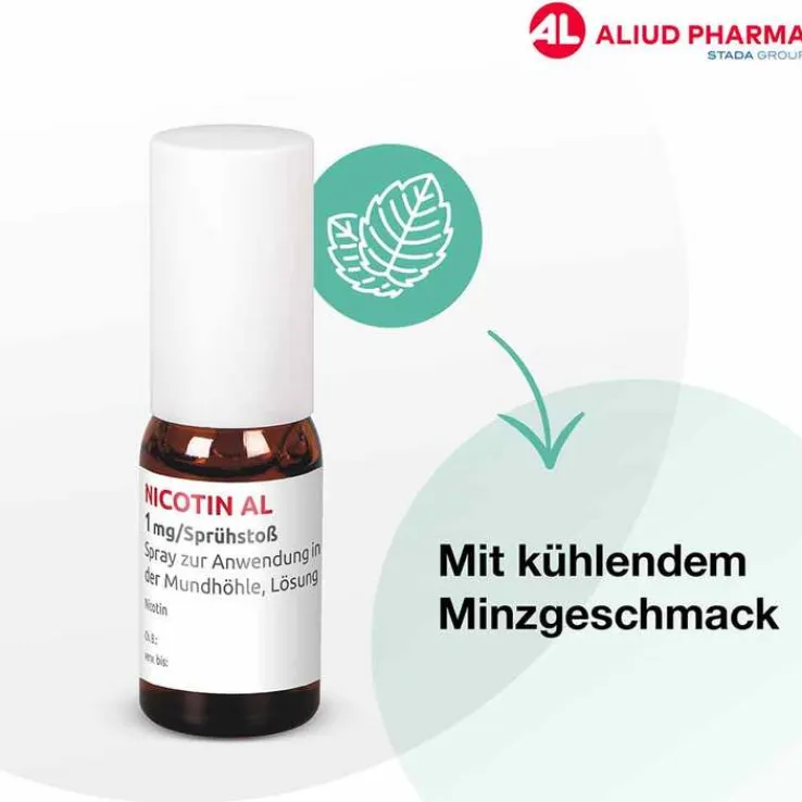 NICOTIN AL 1mg/Sprühstoß Spray, 2 St