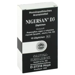 Nigersan D 3 Suppositorien, 10 St