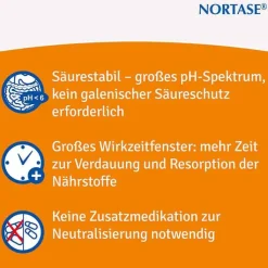 NORTASE Kapseln vegetarische Verdauungsenzyme, 100 St