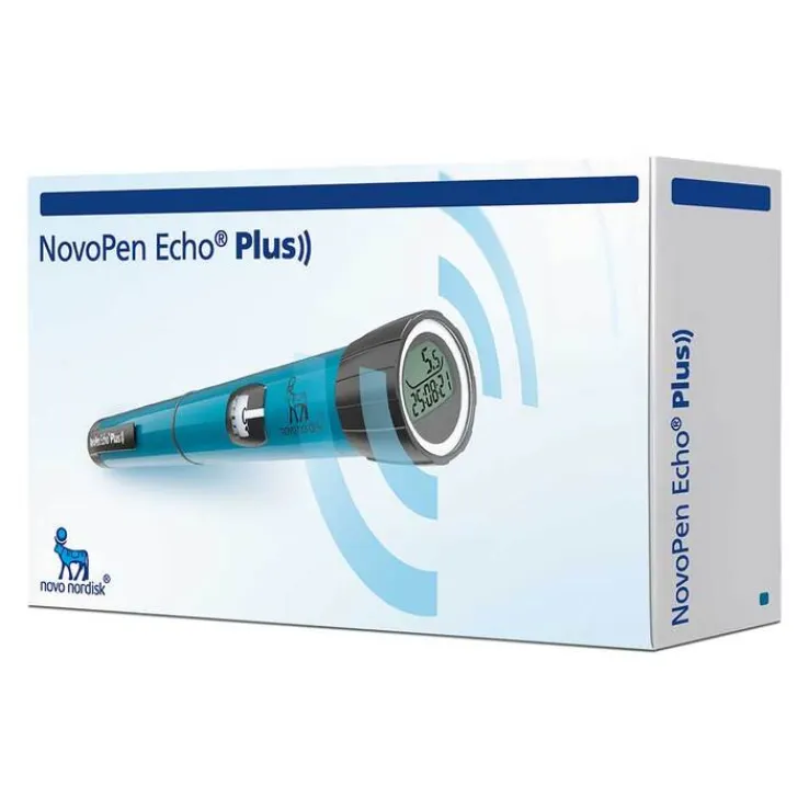 Novopen Echo Plus Injektionsgerät blau, 1 St