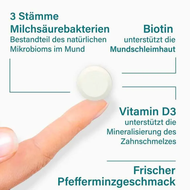 Nupure probadent forte 3 Bakterien Kulturen 5 Mrd. KBE Lutschtabletten, 30 St