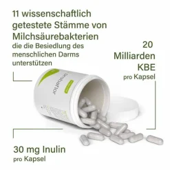 Nupure probaflor Mikrobiotika magensaftresistent Kapseln, 60 St
