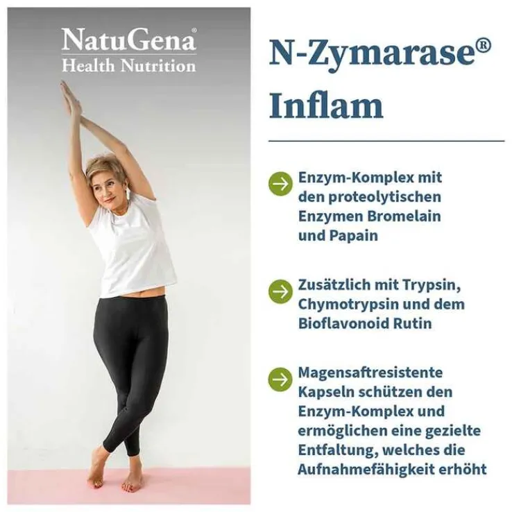 N-Zymarase Inflam Enzym-Komplex + Rutin Kapseln, 60 St