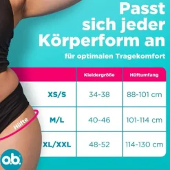 O.B. Periodenslip M / L, 3 St