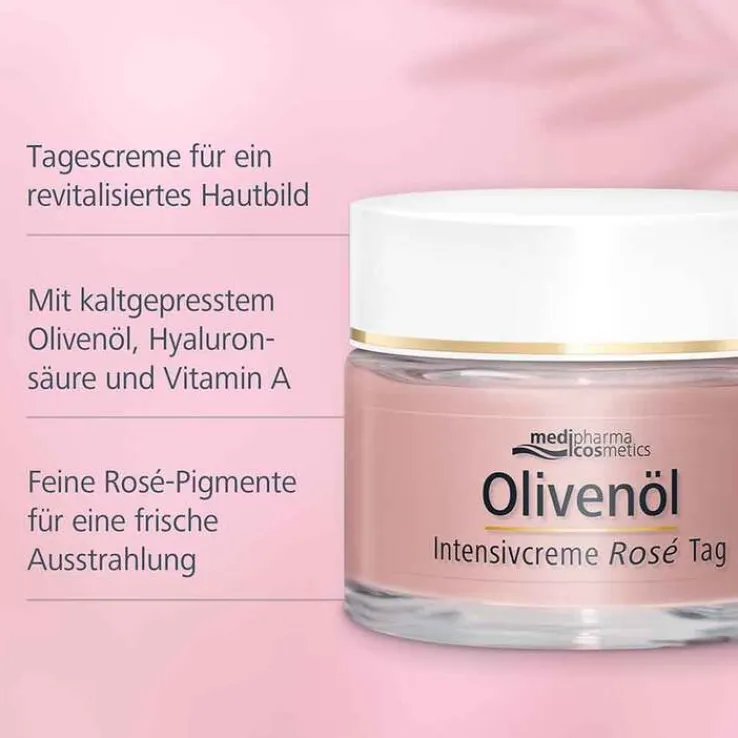 Olivenöl Intensivcreme Rose Tagescreme, 50 ml