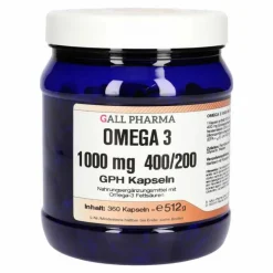 Omega 3 1000 mg 400 / 200 GPH Kapseln, 360 St