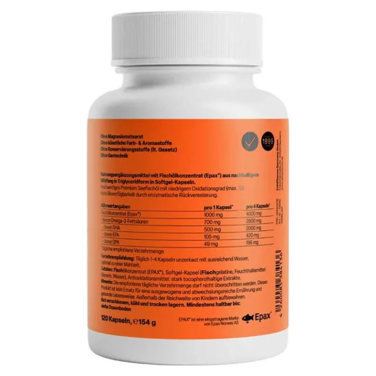 Omega-3 Ultra DHA Zeinpharma Kapseln, 120 St