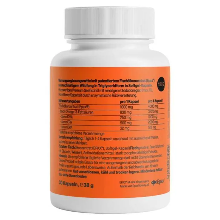 Omega-3 Ultra EPA Zeinpharma Kapseln, 30 St