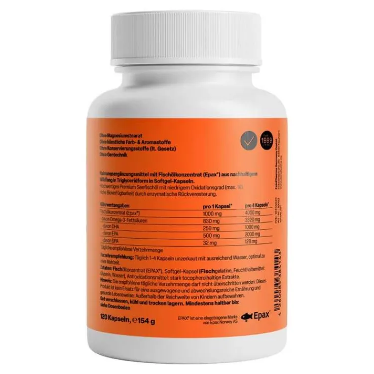 Omega-3 Ultra EPA Zeinpharma Kapseln, 120 St