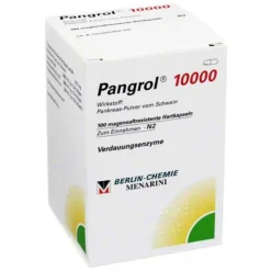 Pangrol 10000 Hartkapseln mit magensaftresistent überzogene Pell., 100 St