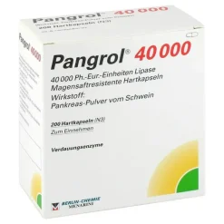 Pangrol 40000 magensaftresistente Kapseln, 200 St