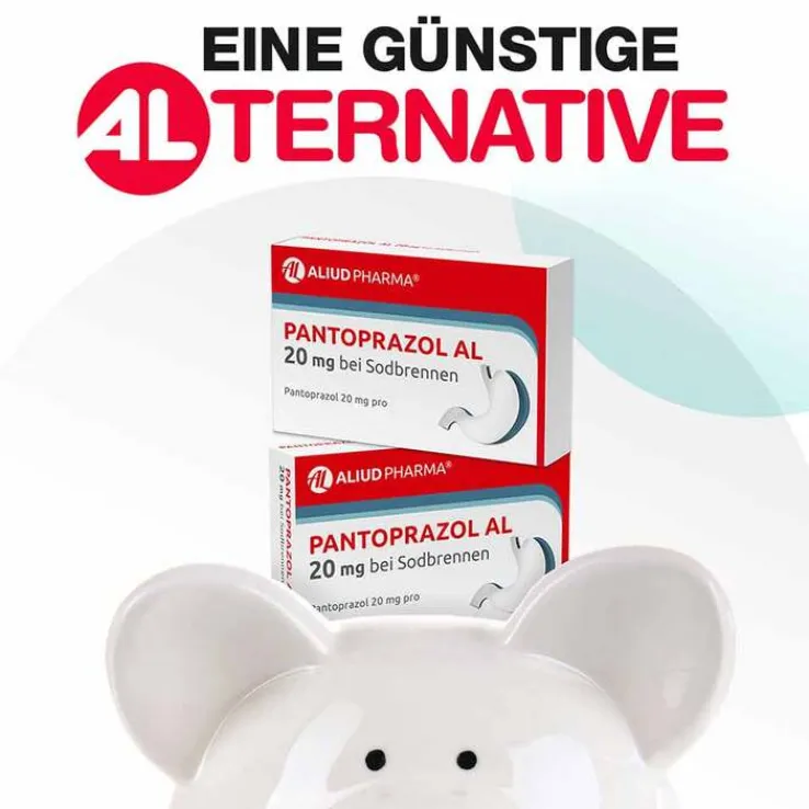 Pantoprazol AL 20 mg bei Sodbrennen, 14 St