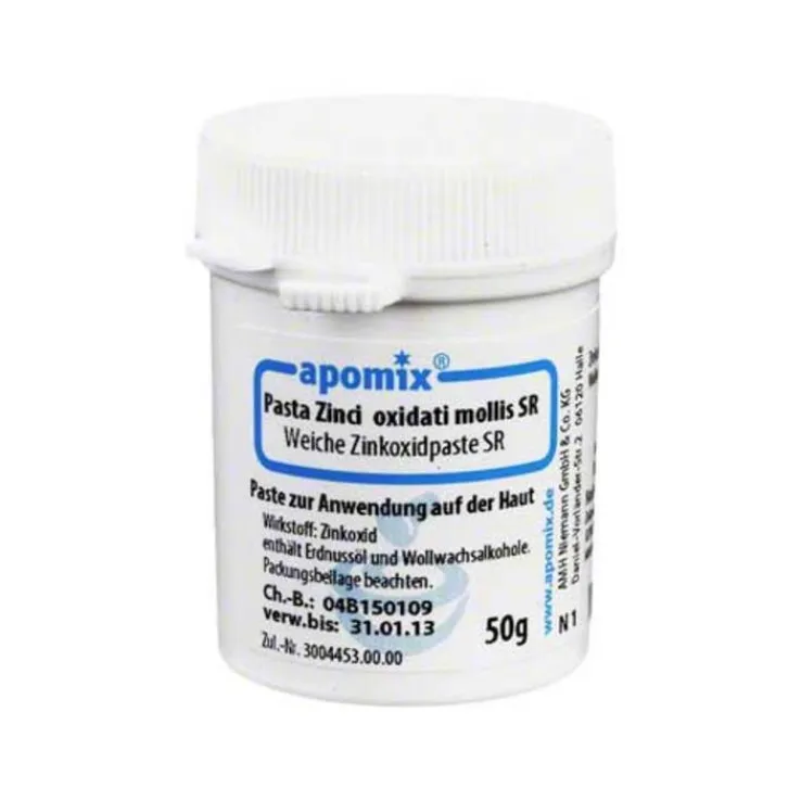 Pasta Zincioxidi Mollis SR, 50 g