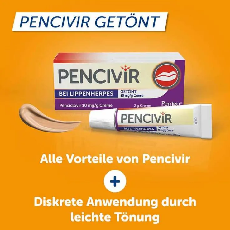 Pencivir bei Lippenherpes Creme, 2 g