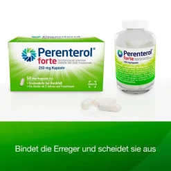 Perenterol® forte 250 mg bei akutem Durchfall & zur Vorbeugung, 50 St