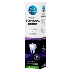 Perlweiss White & Charcoal Zahncreme, 75 ml