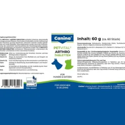 Petvital Arthro Tabs vet. (für Tiere), 60 St