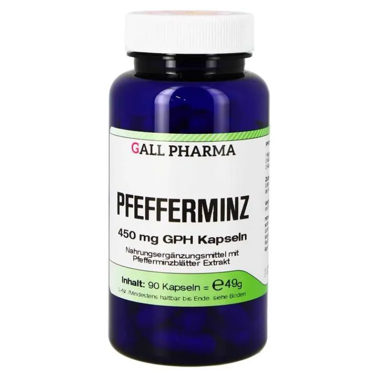 Pfefferminz 450 mg GPH Kapseln, 90 St